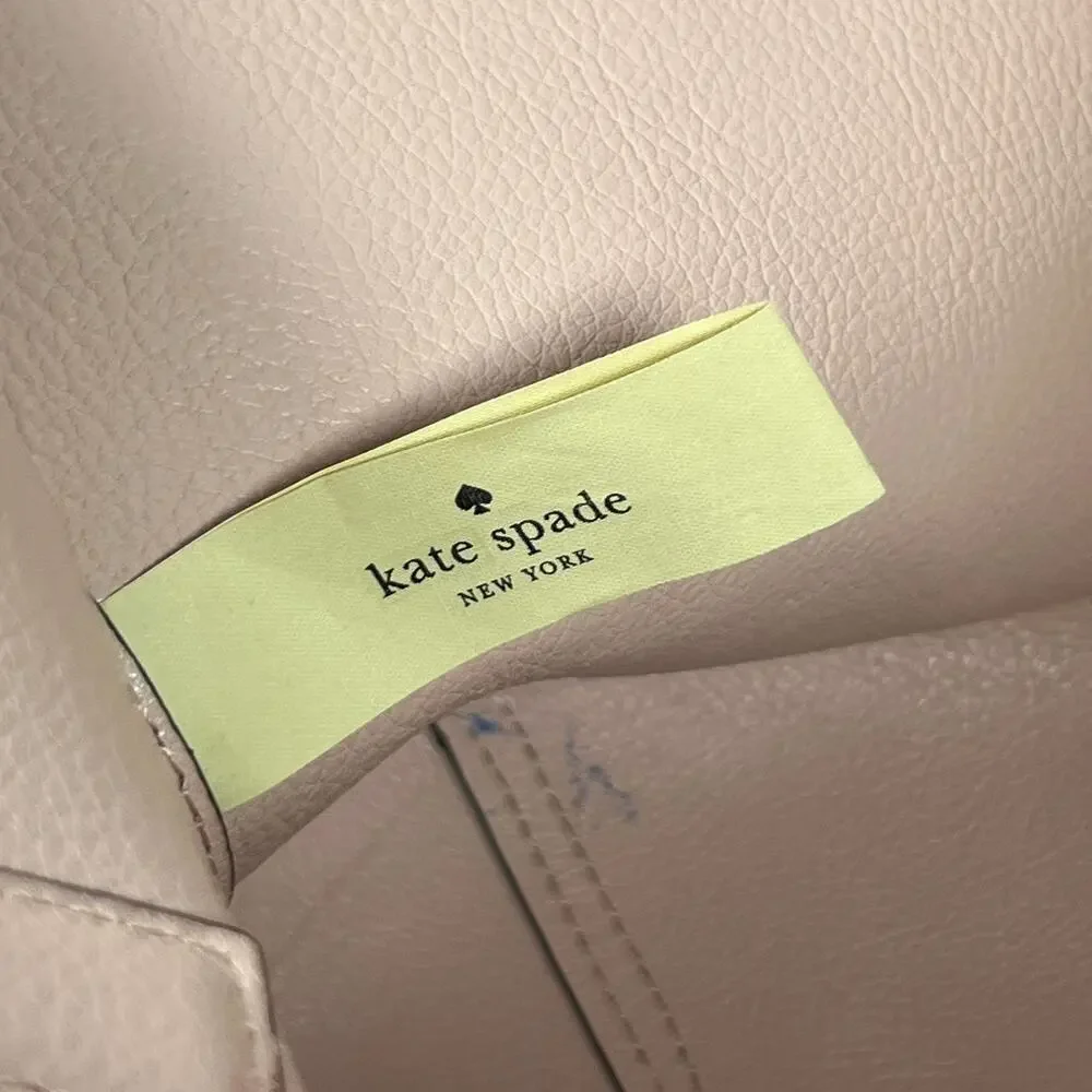 KATE SPADE Bag Mya Arch Place Reversible Floral Botanical Leather Tote Pink